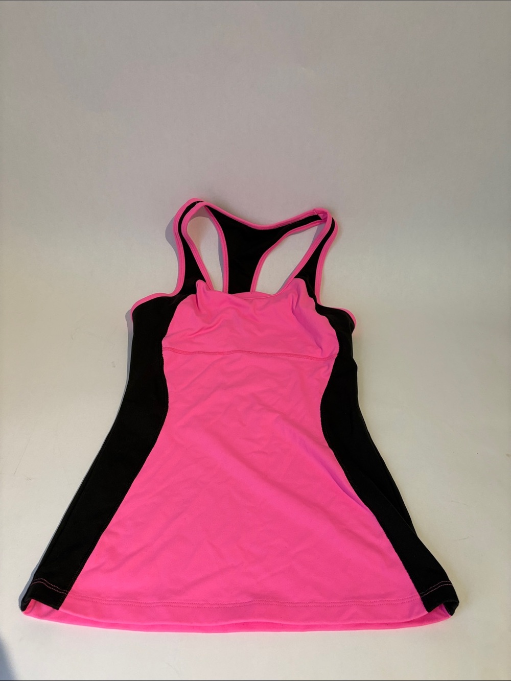 Victoria secret Hot Pink & Black Racerback Athletic Tank (xs)